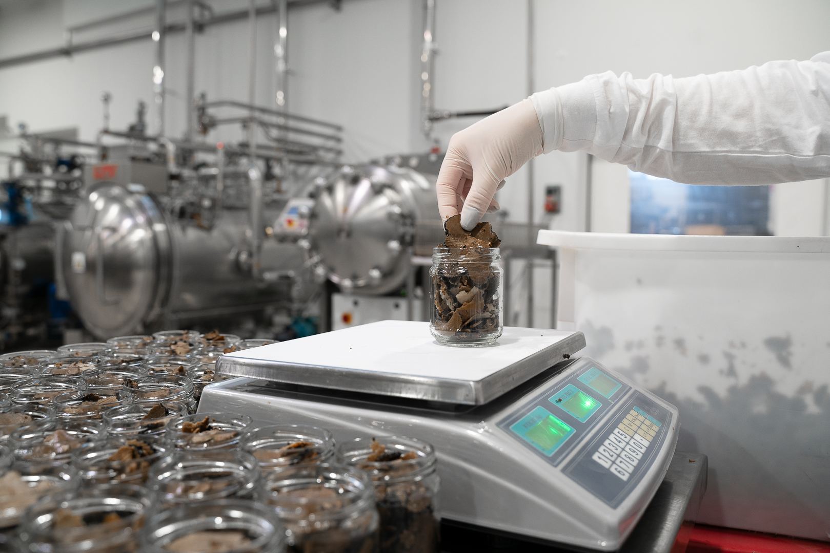 Produzione e pesatura